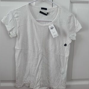 White Casual Women’s T-Shirt